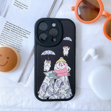 女人要有錢2.0 - iPhone 13-16 手機殼 (全軟殼)