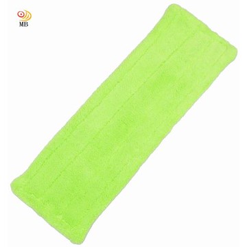 月陽加寬型超細珊瑚絨靜電不鏽鋼除塵拖把平板拖把補充拖布(1018B)