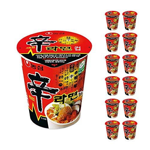 HALAL SHIN RAMYUN CUP of 12 辛ラーメン カップ 68g×12個 ハラール認証