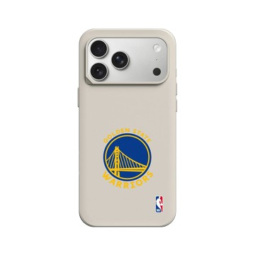 iPhone 17 Pro Max SolidX 貝殼灰 - NBA - Logo-金州勇士 Golden State Warriors - Light