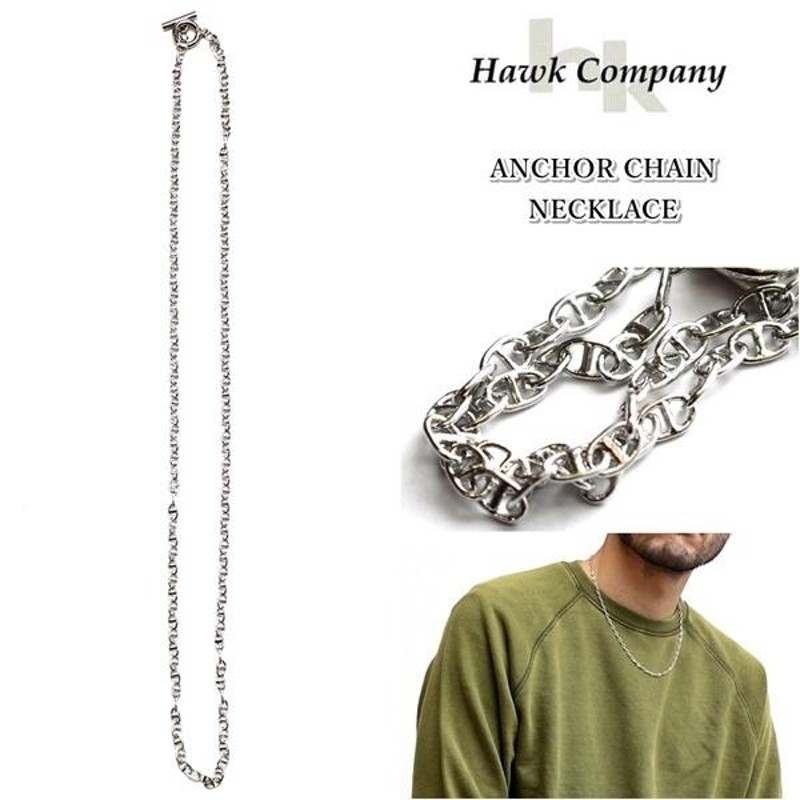 ホークカンパニー Hawk Company アンカーチェーンネックレス