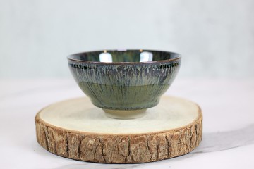 【送禮好物】森林 天目釉茶杯 茶碗 鶯歌陶藝名家葉敏祥作品