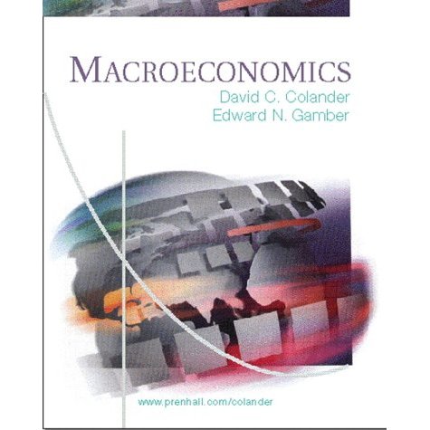 Macroeconomics (Prentice-Hall Series in Economics)