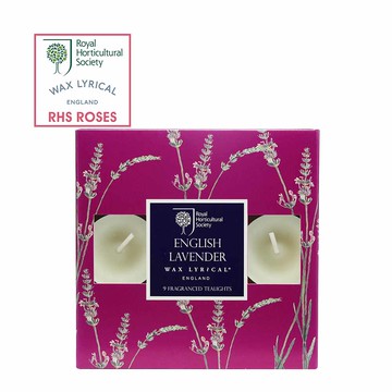 英國Wax Lyrical 英國倫薰衣草迷你香氛蠟燭9入裝-原裝彩盒