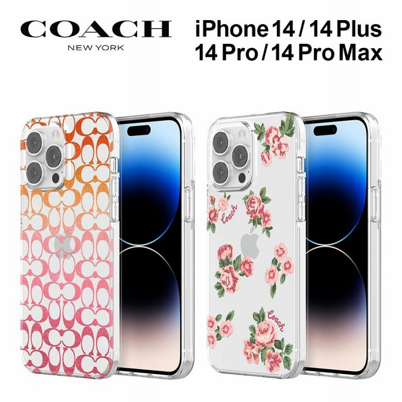 コーチ iPhone14 14pro 14plus 14promax ケース COACH Protective Case