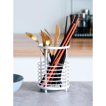 日本asvel家用筷子籠不銹鋼筷子筒圓形筷子簍廚房懸掛式筷子架