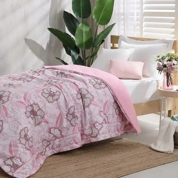 LAMINA 精梳棉四季被4.5X6.5尺-蝶花飛舞(粉)