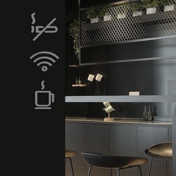 設計師款灰色廁所洗手間箭頭淋浴間禁止吸菸無障礙馬桶母嬰室工具間禁止寵物更衣室WiFi 茶水間禁止拍照監視器請按門鈴標示牌