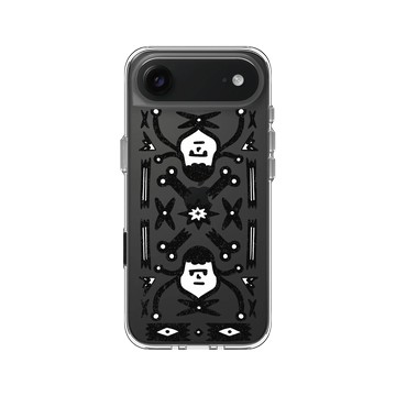 iPhone Air Clear Case（相機按鈕） 透明 - Abei - Mask Fam圖騰