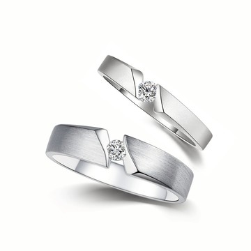 KOR 蔻兒鑽石 愛撒嬌/結婚對戒/情侶對戒 鑽石戒指