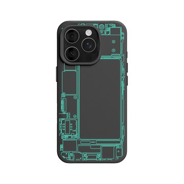 iPhone 16 Pro SolidX 黑 - JOCR - Inside an iPhone - Green