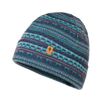 mont-bell 日本 lt jacquard warm cap提花帽藍綠1118236/羊毛
