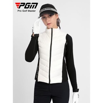 25秋冬新款高爾夫女裝羽絨馬甲女士衣服冬裝女款戶外運動背心馬夾