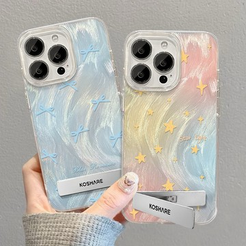 隔日到貨 手機殼 韓版手機殼 附支架 適用 iPhone 18 17 16 15 pro max XR 保護殼 1B25