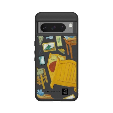 Pixel 8 Pro SolidSuit 黑 - Van Gogh Museum - 寢室-透明