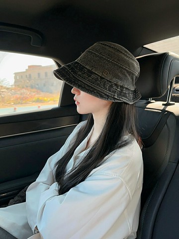 v漁夫帽女2025新款顯臉小夏季大帽檐遮陽帽子女防曬防紫外線