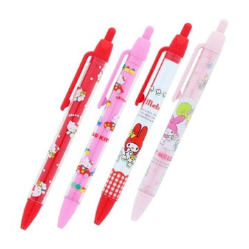 小禮堂 Sanrio 三麗鷗 油性墨水原子筆 0.7mm (復古款) Kitty 美樂蒂