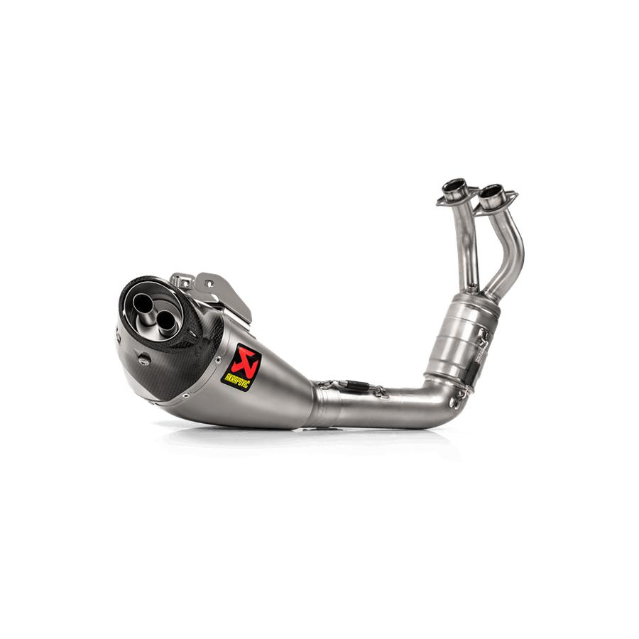 MT-01 AKRAPOVIC stage1 kit スリップオン チタン マフラー 【ヤマハ】 - オートバイ