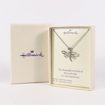 造型項鍊 蜻蜓【Hallmark-禮品 項錬】