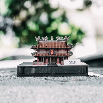 【 DIY 手作】微縮模型-大成殿 東堂 收藏品 台灣建築 立體拼圖
