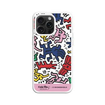 iPhone 15 Pro Max SolidX 白 - Keith Haring - Icons