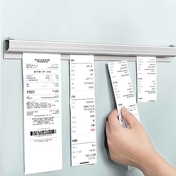 solve living 免打孔訂單夾 1000毫米  1個  銀色