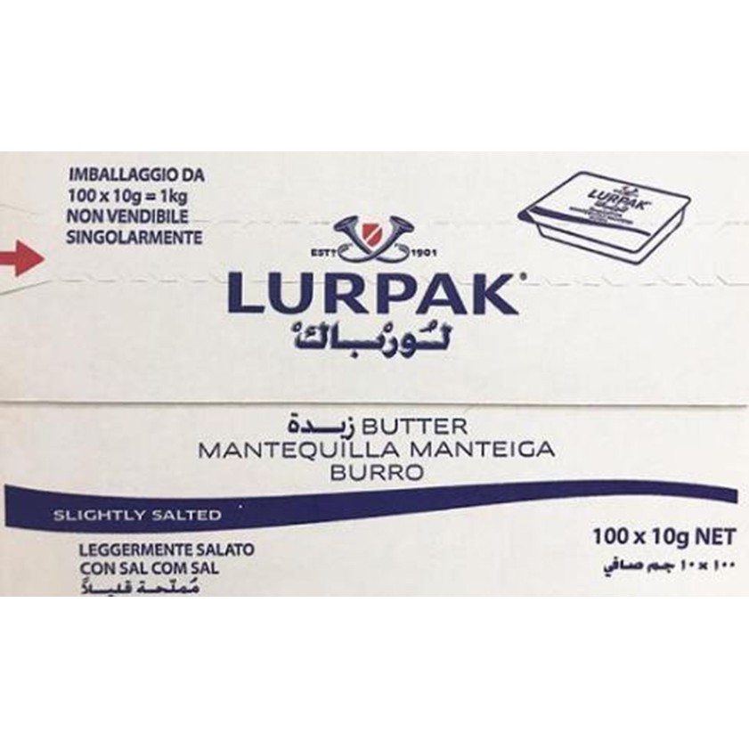 LURPAK 淡鹽迷你奶油 10GX100CT c71026