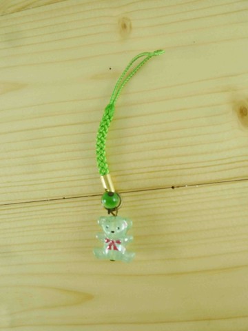 【震撼精品百貨】泰迪熊_Teddy Bear~吊飾-藍綠