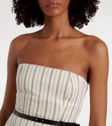 Max Mara Fervida cotton and linen midi dress