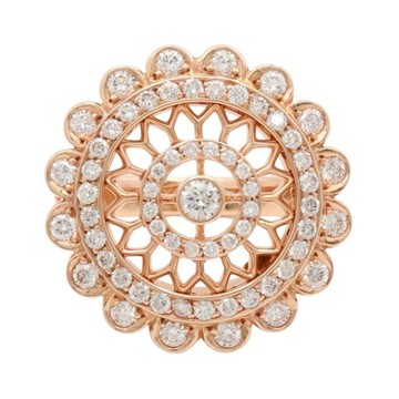 JEWELRY 無品牌珠寶 鑽石 18K玫瑰金 戒指 【二手名牌BRAND OFF】