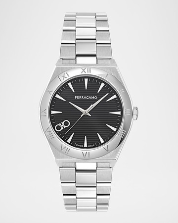 Men's Vega Upper East 40MM Stainless Steel Bracelet Watch