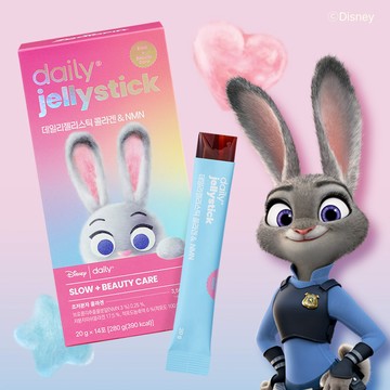 [ZOOTOPIA EDITION] Daily Jelly Stick Collagen & NMN 14 Sticks (14-day supply)