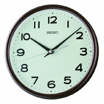 seiko SK037 精工鐘 (QXA836B) 夜光滑動式秒針 座掛兩用 深咖啡色框  21.6cm｜樂天全館特惠中★指定刷卡回饋10%
