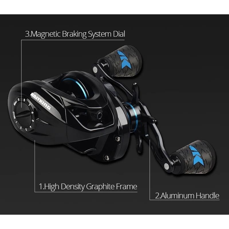 KastKing Crixus Baitcasting Reels Dark Star Version カストキング