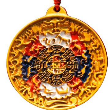 菩提居 定魄硃砂唐卡吊墜