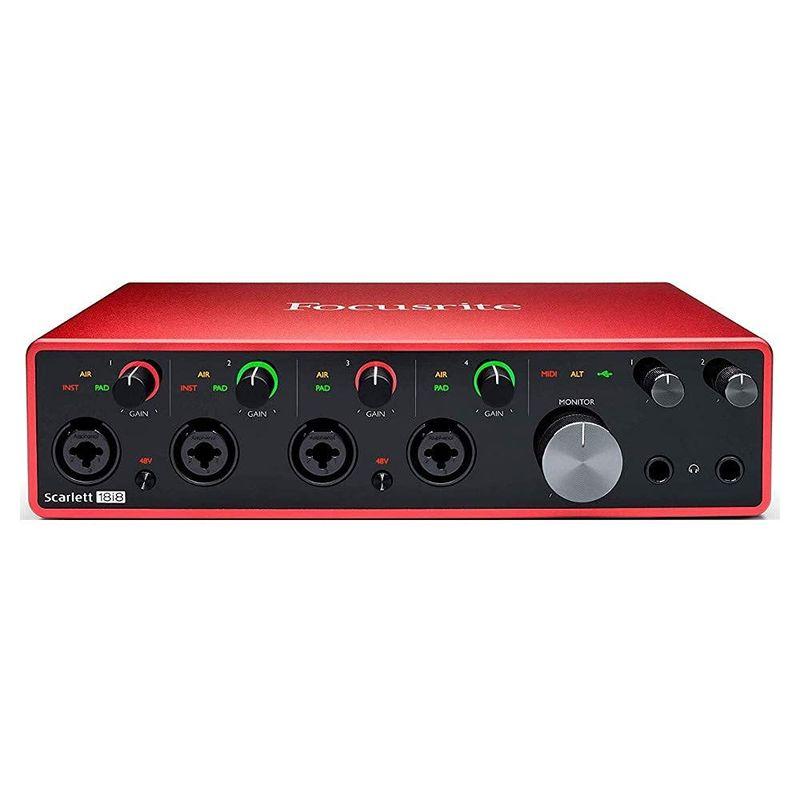 Focusrite Scarlett 18i8 3rd Gen オーディオインターフェイス