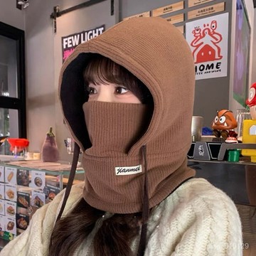 【FROCK】保暖帽防寒麵罩圍脖一體騎車套頭帽戶外護耳加厚防風帽 護耳帽 防寒帽 保暖帽 防風帽 雪地帽 雷鋒帽 遮耳帽