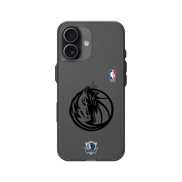 iPhone 17 Clear (相機按鈕) 酷墨灰 - NBA - B&W-達拉斯獨行俠 Dallas Mavericks B&W