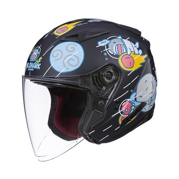 SOL SO7E SO-7E 鯊魚先生 星空黑 半罩 3/4罩 內藏墨鏡 排齒釦 雙層鏡 加長鏡片 安全帽