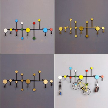 鐵藝掛鉤試衣間掛衣架壁掛墻壁玄關進門門后置物架復古創意掛衣鉤