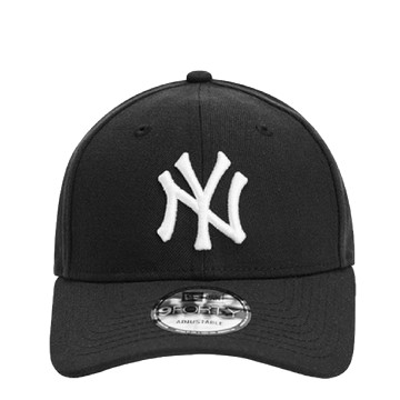 NEW ERA 9FORTY YANKEES LOGO BLACK WHITE
