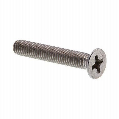 Prime-Line 9121192 機械ねじ メトリック フラットヘッド フィリップスドライブ M4-0.7 X 25mm グレード A2-70 ス