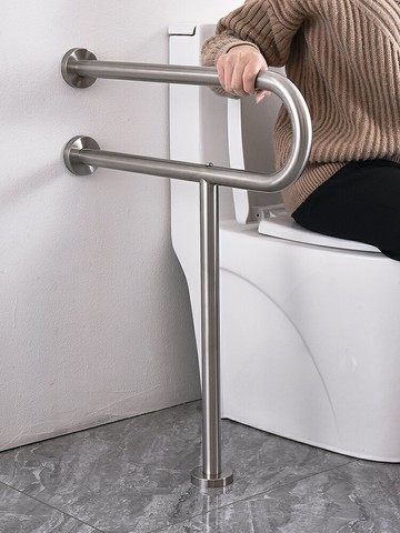 樂天精選~304不銹鋼衛生間扶手折疊安全無障礙殘疾老人廁所馬桶防滑護抓桿 雙11全館免運