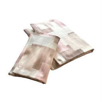 『方彩靜雅』正絹織物御朱印帳袋 B5 尺寸專用 正絹帯地 絹 Silk 麻葉紋 御朱印帳收納袋 御朱印帳套 桐生織物