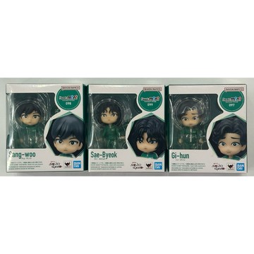 星矢 TOY 板橋實體店面 BANDAI 萬代 正版 Figuarts mini 魷魚遊戲 蒙面人 士兵 七入套組