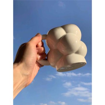 ins風云朵女生情侶陶瓷馬克杯