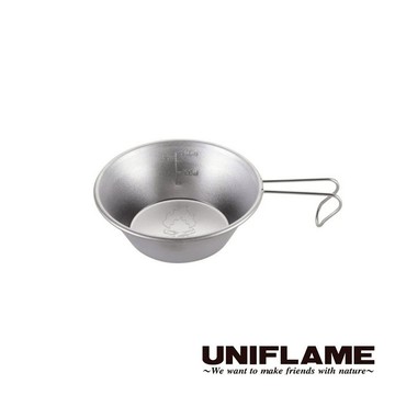 【日本 UNIFLAME】UNIFLAME 焚火圖騰提耳碗 300ml U668672 戶外 露營 登山 野炊 餐具 提耳碗