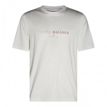 Brunello Cucinelli - White Cotton T-shirt M