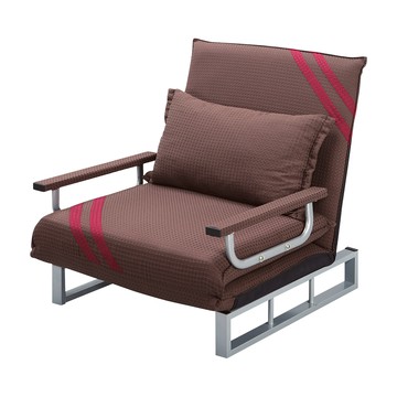 IHouse-文爾 單人坐臥兩用沙發床咖啡色