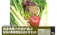 和泉青果六代目が選ぶ 秋田の季節野菜おまかせセット 10～12品目